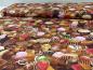 Preview: Patchworkstoff Pralinen Schoki